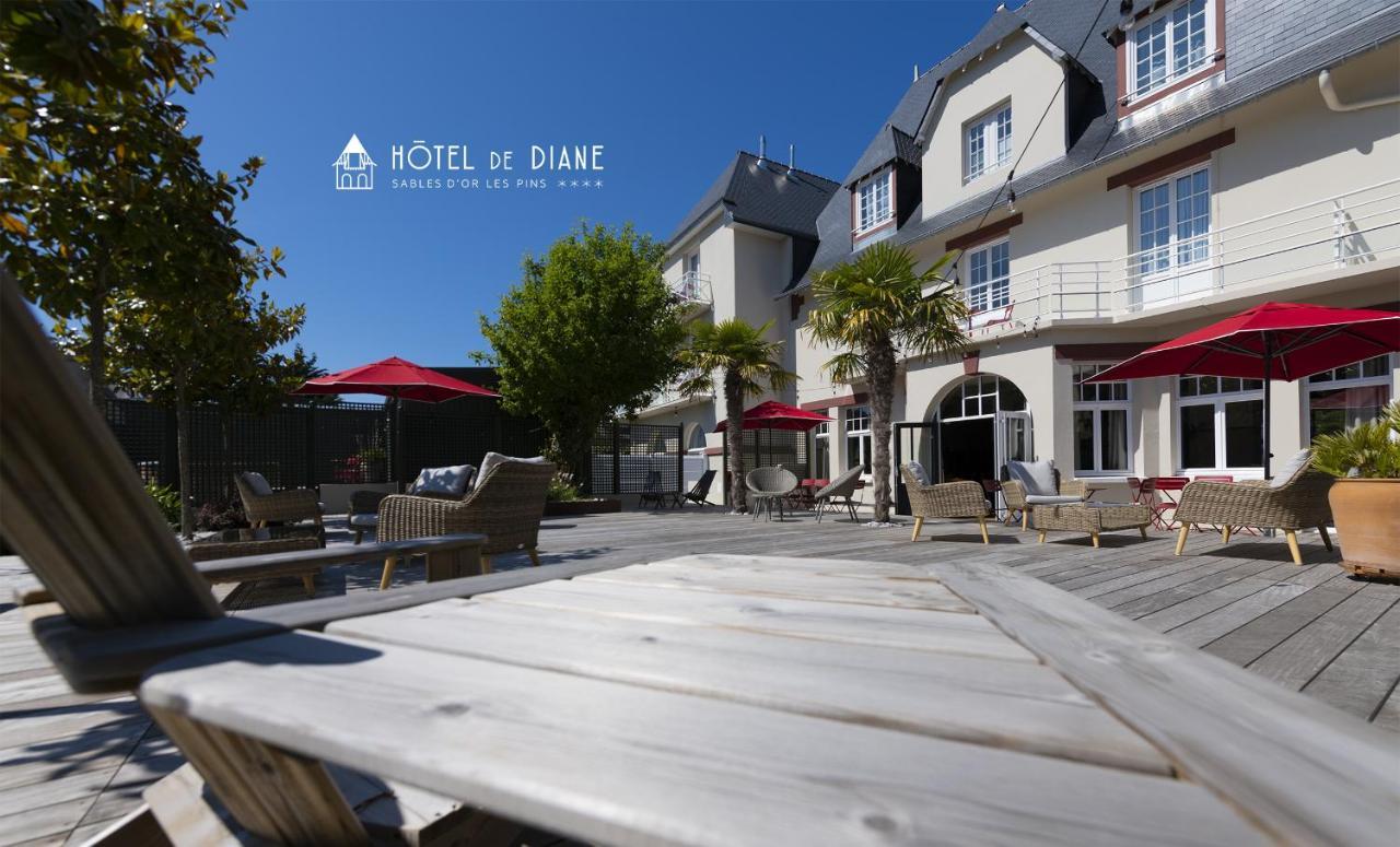 Hotel De Diane Sables-dʼOr-les-Pins Exterior foto