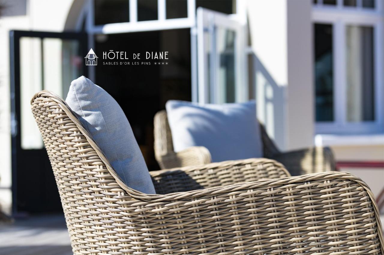 Hotel De Diane Sables-dʼOr-les-Pins Exterior foto