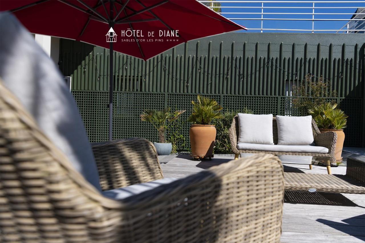 Hotel De Diane Sables-dʼOr-les-Pins Exterior foto