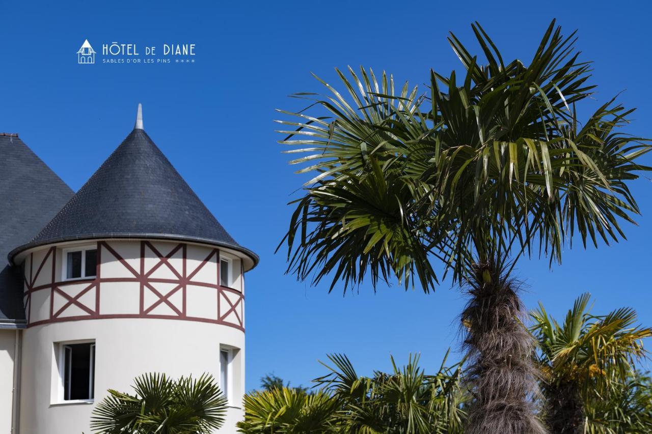 Hotel De Diane Sables-dʼOr-les-Pins Exterior foto