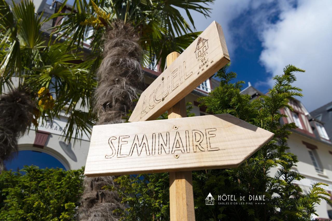 Hotel De Diane Sables-dʼOr-les-Pins Exterior foto
